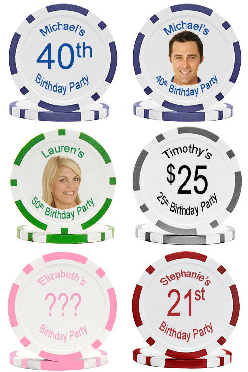 If you are having a Las Vegas, Casino, or Poker theme birthday party, 